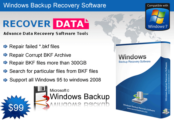 BKF Repair Software to Repair Corrupt Windows Backup Files